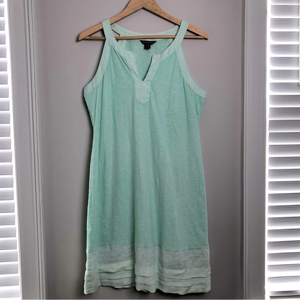 Tommy Bahama Cotton Dress with Linen Trim